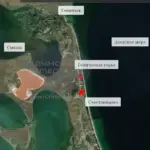 Обстріли та пожежі на Арабатській Стрілці в Херсонській області