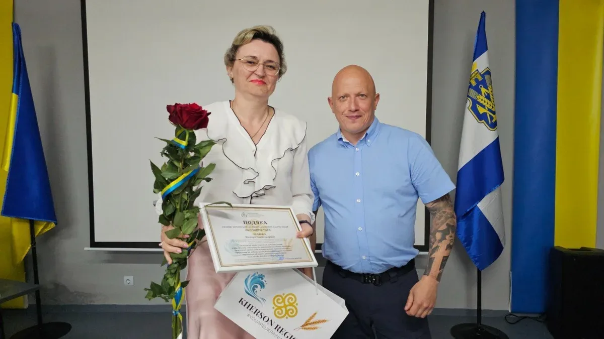 Учасники наради Держпродспоживслужби та представники Херсонської ОВА обговорюють роботу в умовах війни. 7