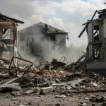 Зруйновані будинки та пошкоджена інфраструктура на Херсонщині після ворожих обстрілів