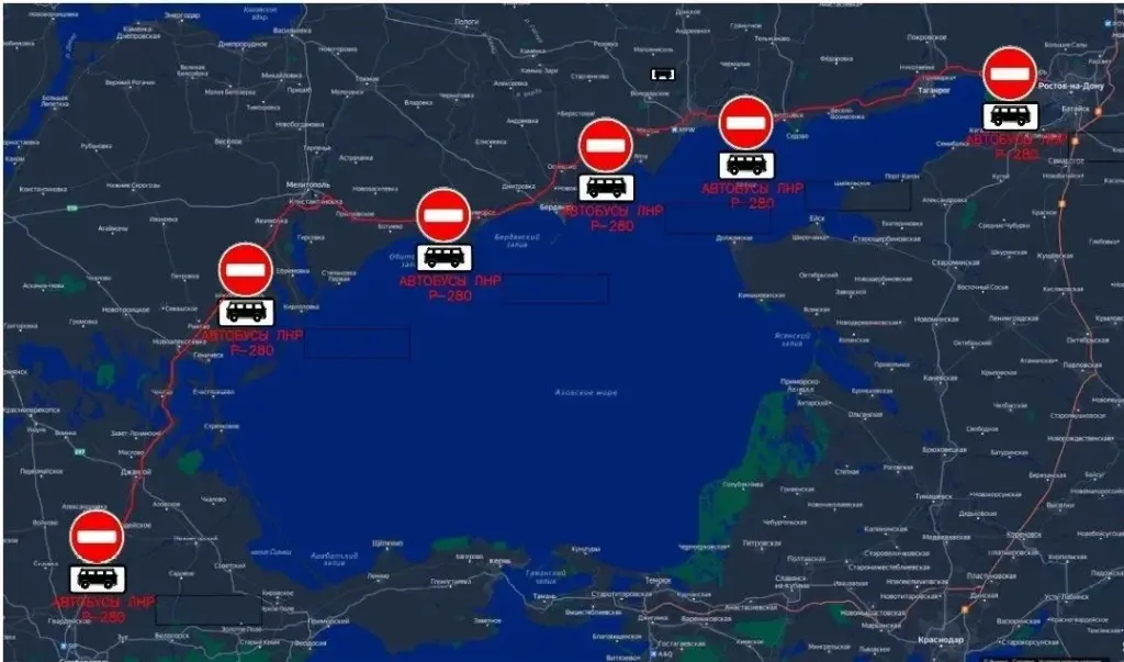 Окупанти Луганщини обмежили пасажирське сполучення з Херсонщиною та Кримом