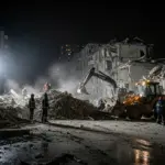 Карта Херсонської області з позначенням Станіславської громади та попередження про авіаудар