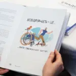 Олександр Прокудін підписує документ, на столі стоїть табличка з написом ОВА