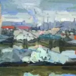 Картина Олексія Шовкуненка із серії «Зелені базари Херсона»