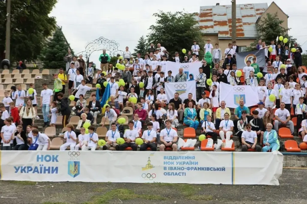 Переселенці з Херсонщини відзначили Олімпійський День в Івано-Франківську