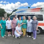 Переселенці з Херсонщини здають кров у Миколаєві