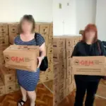 Продуктові набори для ВПО з лівобережжя Херсонщини, надані волонтерами