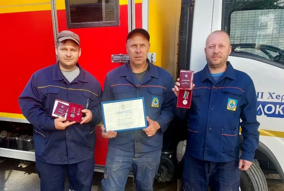 Працівників Херсонського водоканалу відзначили за мужність і професіоналізм