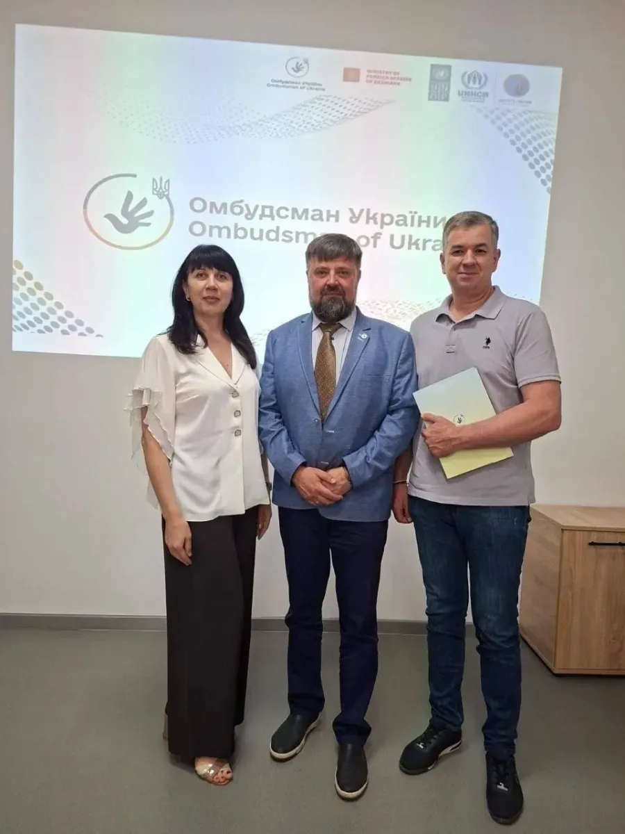 Михайло Линецький та Дмитро Лубінець під час обговорення захисту прав людини в Херсоні 3