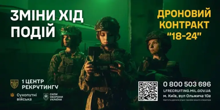 Військовослужбовець ЗСУ, українська армія, рекрутинг, служба за контрактом