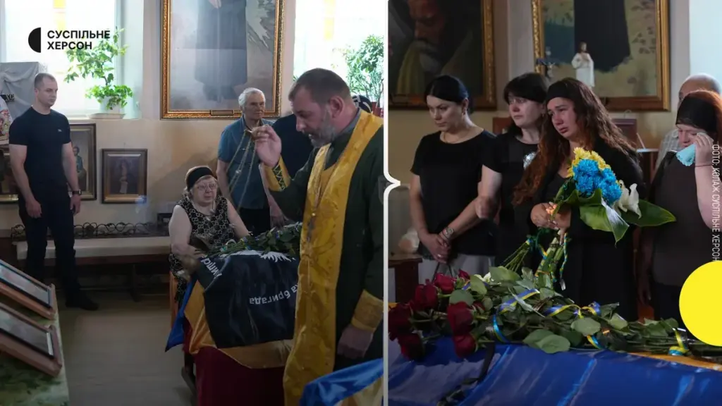 У Херсоні попрощалися з військовими Владиславом Кисельовим та Дмитром Жуковим