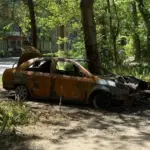 Пошкоджені будинки після обстрілів в Херсонській області, де 14 людей, включно з дитиною, отримали поранення