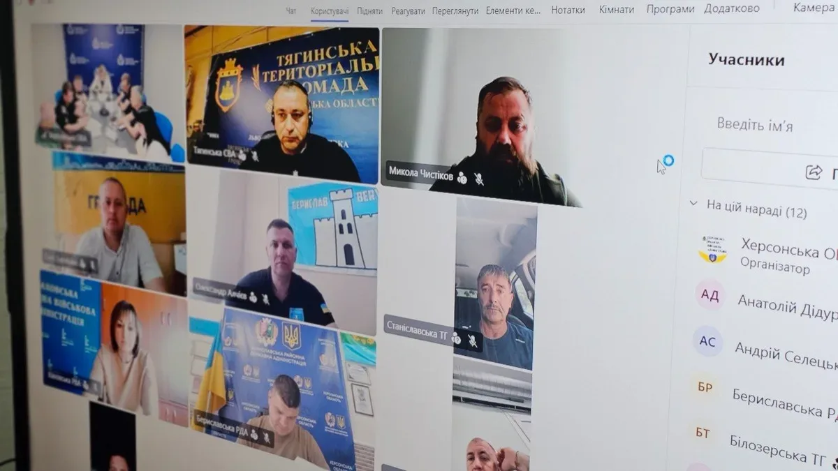 Засідання комісії Херсонської ОВА з питань евакуації щодо розширення переліку громад для обов’язкової евакуації 3