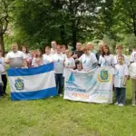 Спортивне свято для родин переселенців з Херсонщини в координаційному центрі "Вільні разом" у Хмельницькому.