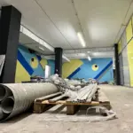 Схема або візуалізація нового укриття для Киселівської гімназії на Херсонщині, де будуть обладнані протирадіаційні споруди