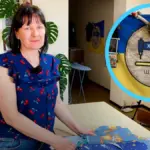 Олена Пекна та її учні, які виготовляють адаптивний одяг та обереги для українських військових. 5