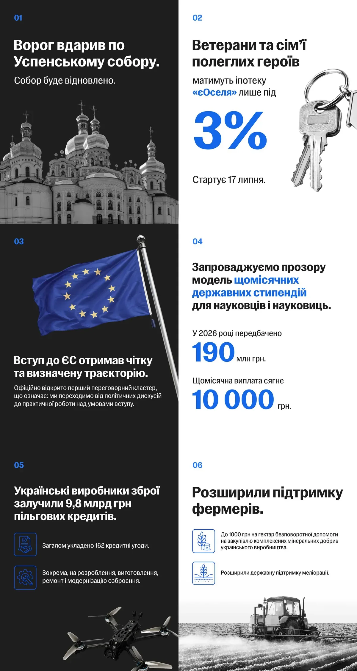 Український прапор поряд з прапором Євросоюзу, символізуючи початок переговорів про вступ до ЄС 1