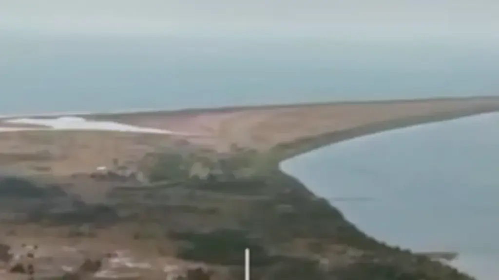 Український прапор встановили на Кінбурнській косі