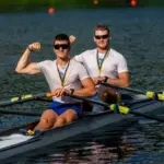 Спортсмени-веслувальники з Херсона з медалями на чемпіонаті України, радіють перемозі