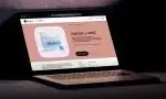 Символічне зображення Web3 з елементами блокчейну та людей, які працюють з технологіями, демонструючи нові можливості для фахівців.