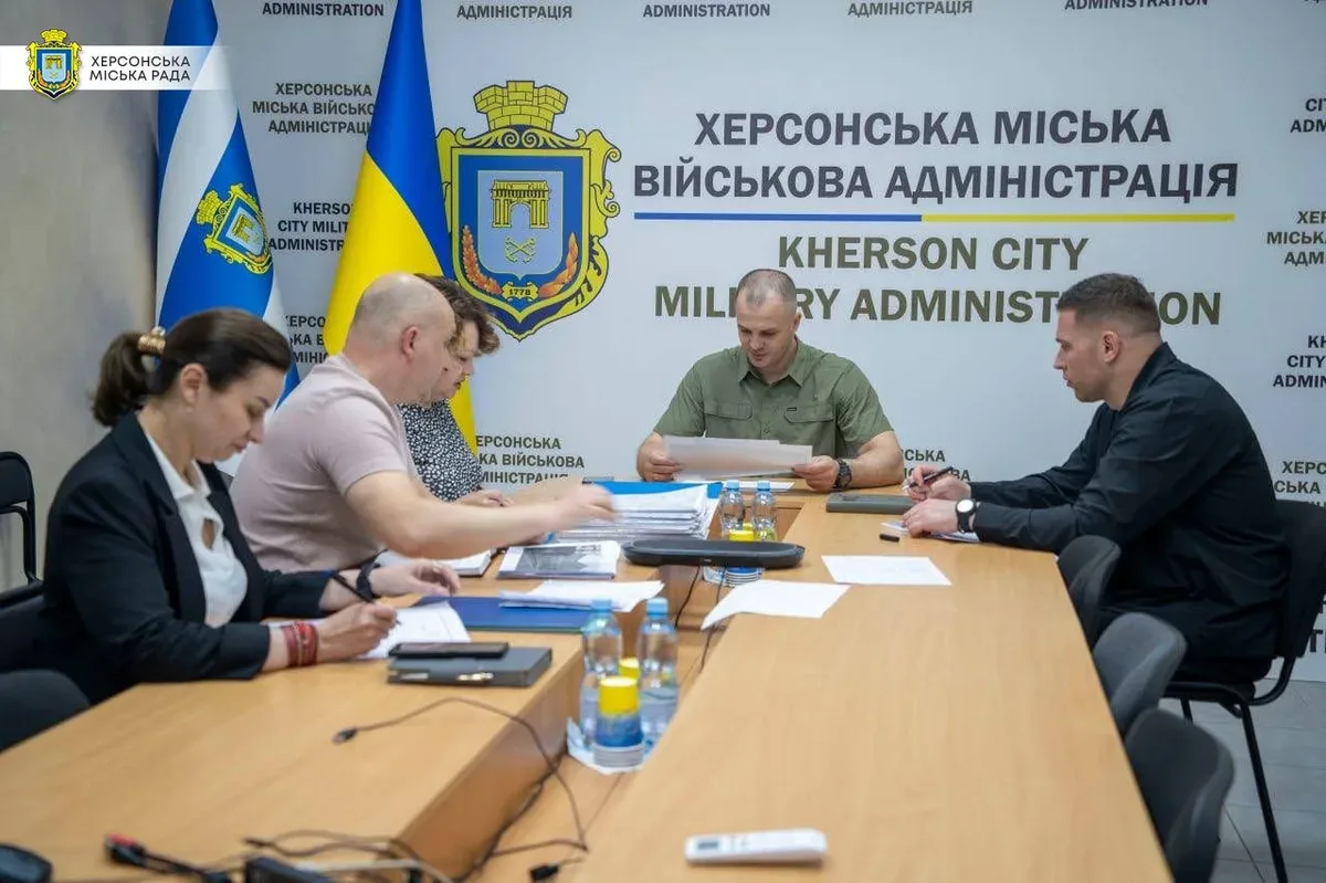 Ярослав Шанько під час засідання робочої групи щодо розгляду заяв про оренду земельних ділянок у Херсоні 1