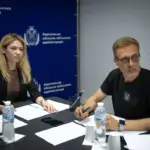 Карта Херсонської області з позначками евакуйованих населених пунктів