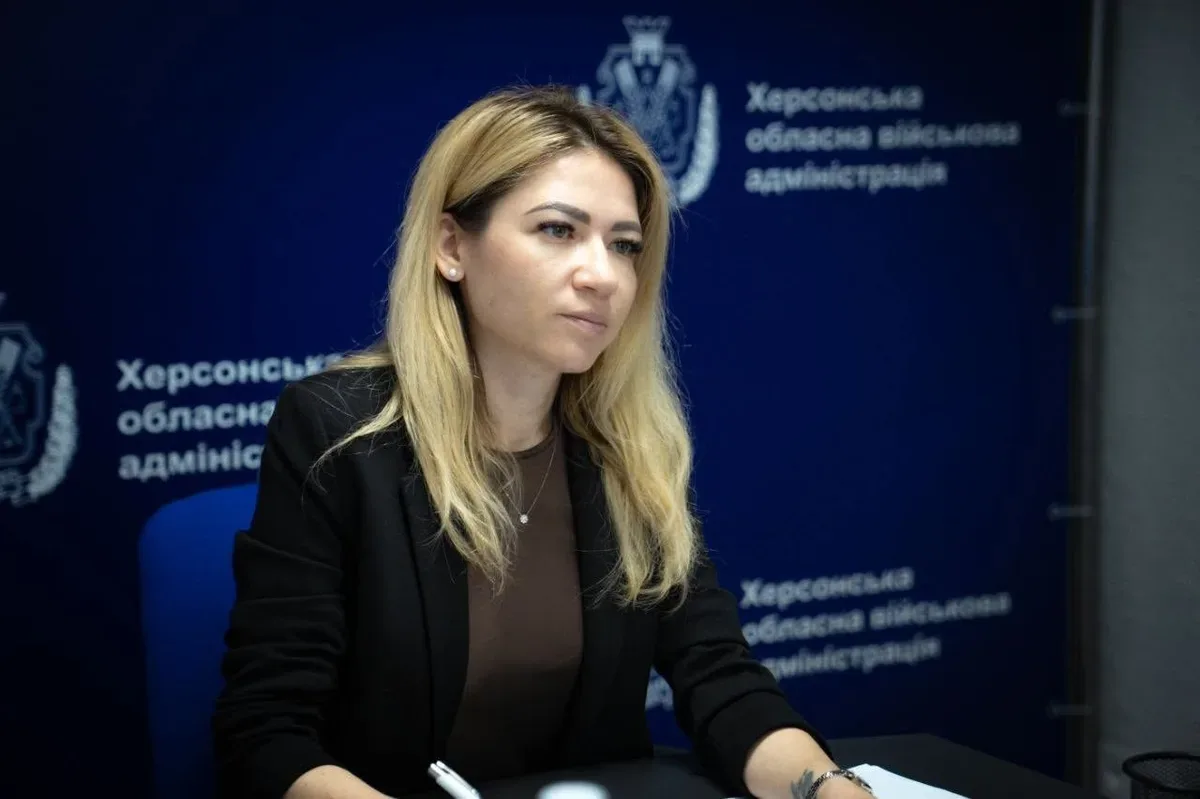 Карта Херсонської області з позначками евакуйованих населених пунктів 1