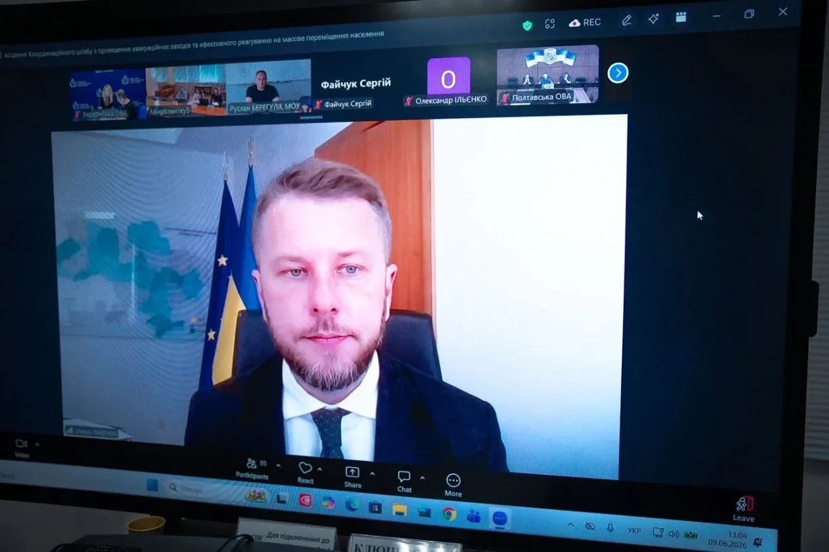 Карта Херсонської області з позначками евакуйованих населених пунктів 2