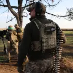 Зруйнована будівля в Голій Пристані після удару ЗСУ по пункту управління дронів РФ
