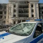 Поліцейський поранений під час атаки дроном у Херсоні