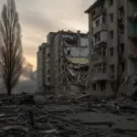 Пошкоджені будинки після обстрілів у Херсонській області, вікна вибиті, дахи зруйновані