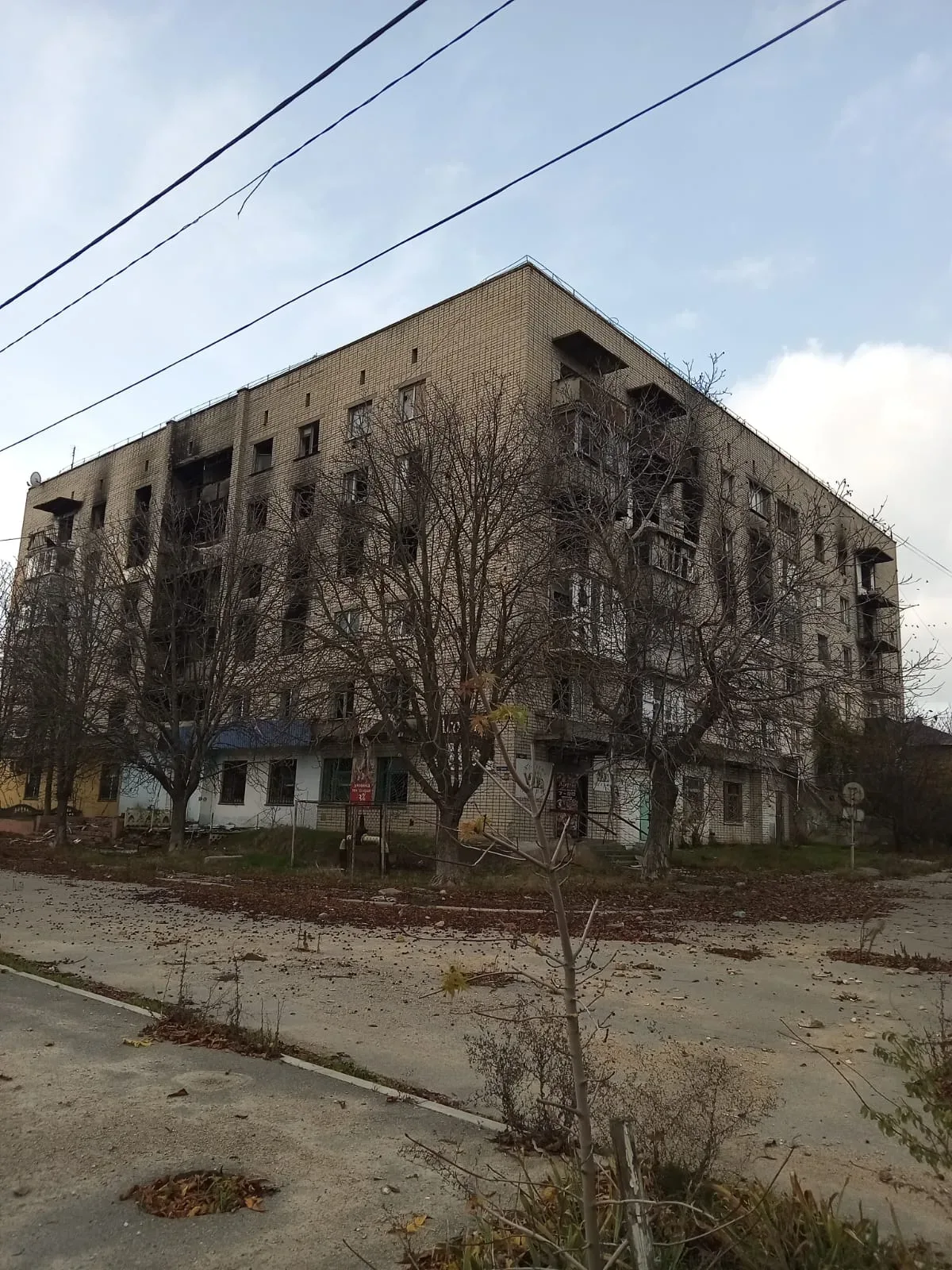 Зруйновані будинки Бериславщини після обстрілів 1