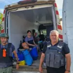 Дві жінки евакуйовані з Бериславської громади, розміщені в «Чудо-містечку Хансена».