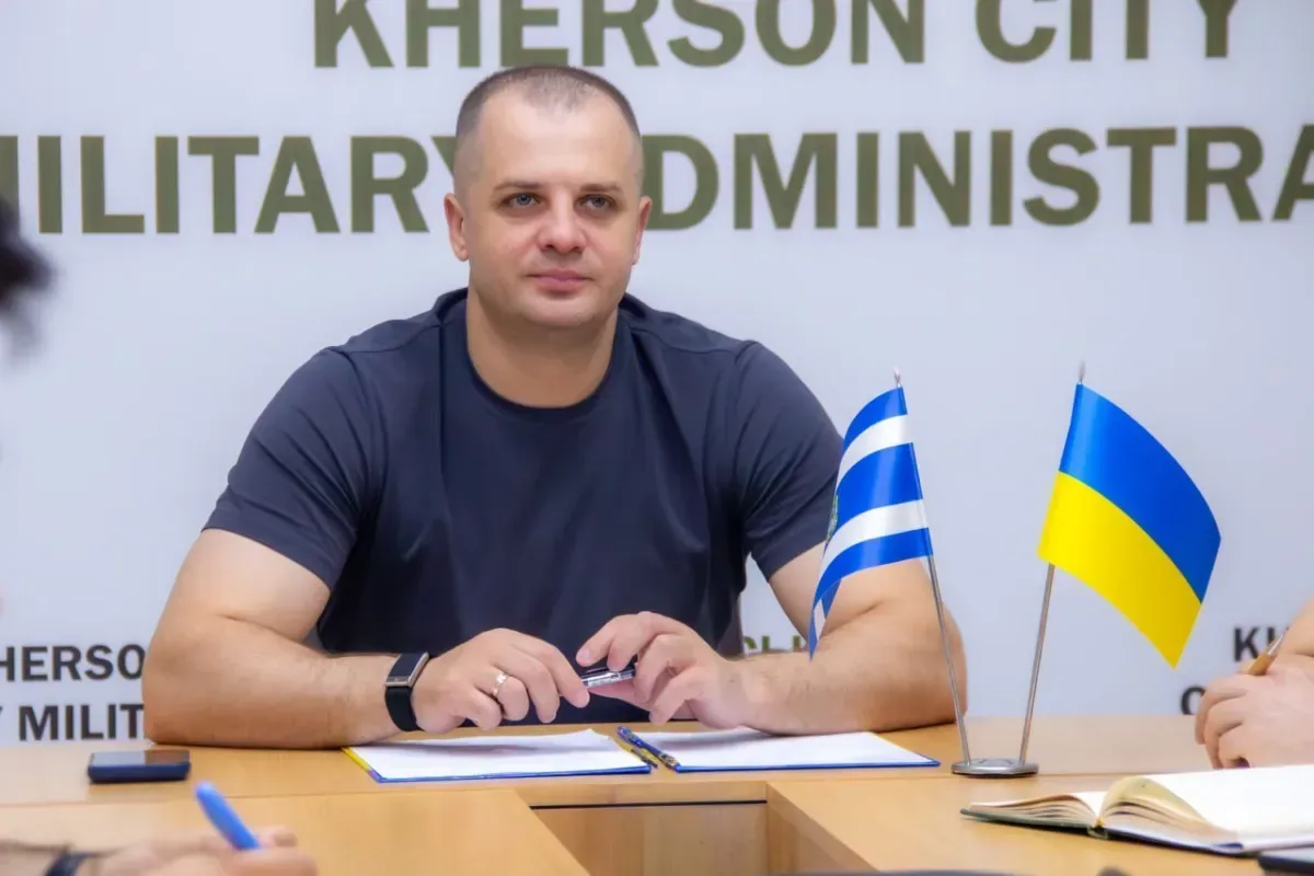 Начальник Херсонської МВА Ярослав Шанько проводить онлайн-зустріч з представниками Стародавньої Олімпії для обговорення співпраці та відновлення Херсона. 1
