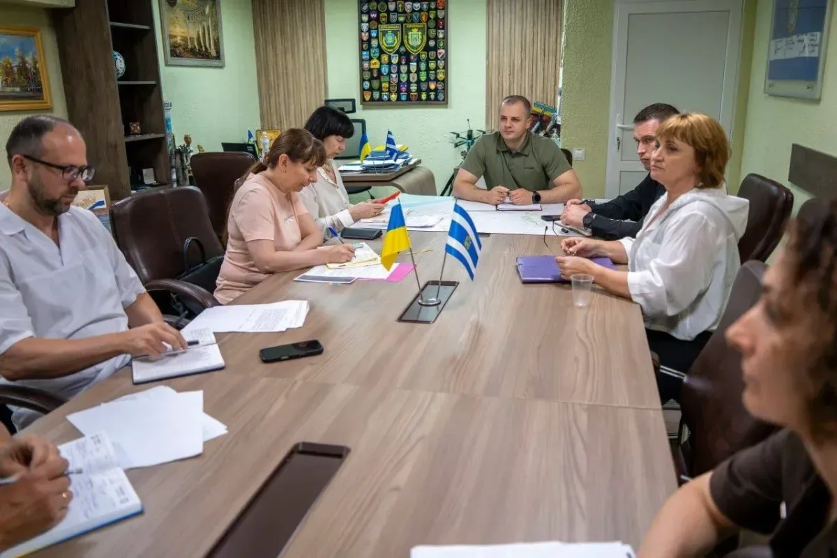 Ярослав Шанько на нараді з медиками Херсона, обговорюють профілактичні обстеження та ВЛК 6