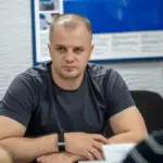 Ярослав Шанько та Олександр Прокудін під час наради щодо захисту інфраструктури Херсона та підготовки до опалювального сезону.