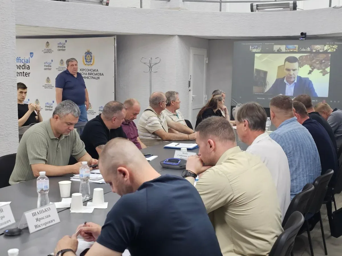 Нарада щодо Комплексного плану стійкості Херсонської області та енергонезалежності. 2