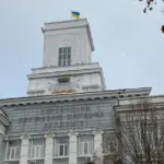 Студенти Херсонської державної морської академії під час навчання або урочистого заходу.