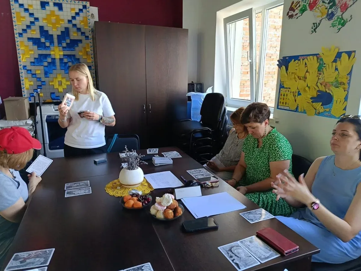 Груповий тренінг для жінок-переселенок з Херсона в Івано-Франківську 1