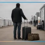 Сім'я евакуйованих з Херсона отримує допомогу в гуманітарному хабі