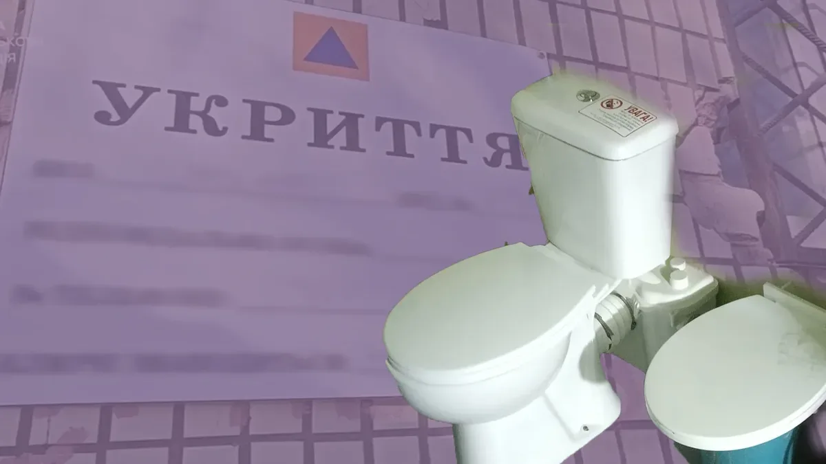 Пенсіонер Микола Клочко в укритті, де не працює санвузол, але є Wi-Fi 1