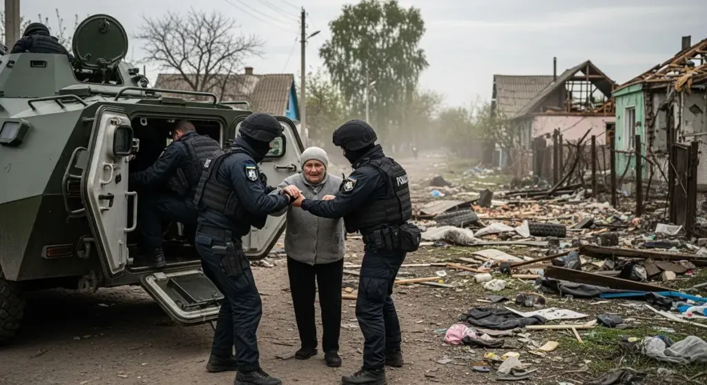 Поліцейські Херсонщини евакуювали 68-річну жінку з Милівської громади