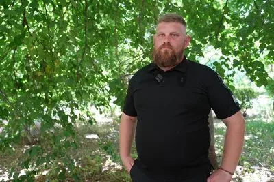 Поліцейський Денис Бордак, який повернувся на службу в Херсоні після поранення та реабілітації 1