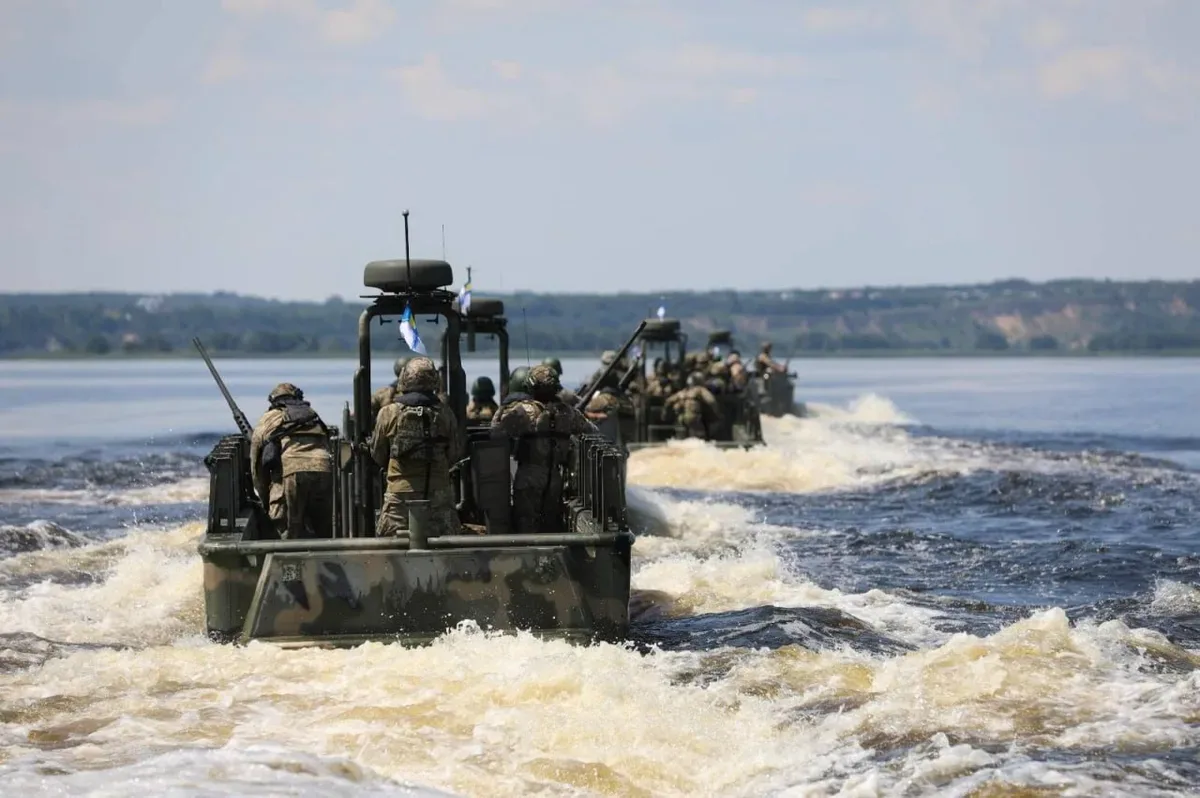 Президент Володимир Зеленський вітає військових моряків з Днем ВМС та дякує за захист Херсонщини. 2