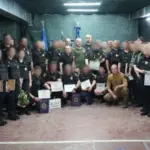 П'ять поліцейських Херсонщини отримують нагороди «Захиснику Херсонщини» з нагоди професійного свята