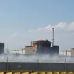 Пошкоджена лінія електропередач внаслідок удару дрона біля Генічеська 4