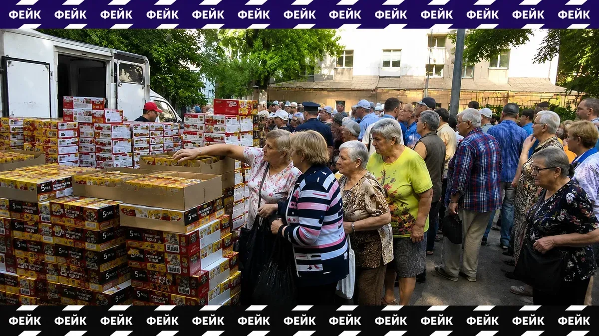 Російські пропагандисти поширили фейк про голод у Херсоні, використовуючи старе відео із Запоріжжя 2