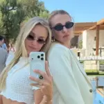 Українська тенісистка Юлія Стародубцева на весіллі ексросіянки Дар'ї Касаткіної та Наталії Забіяко в Афінах