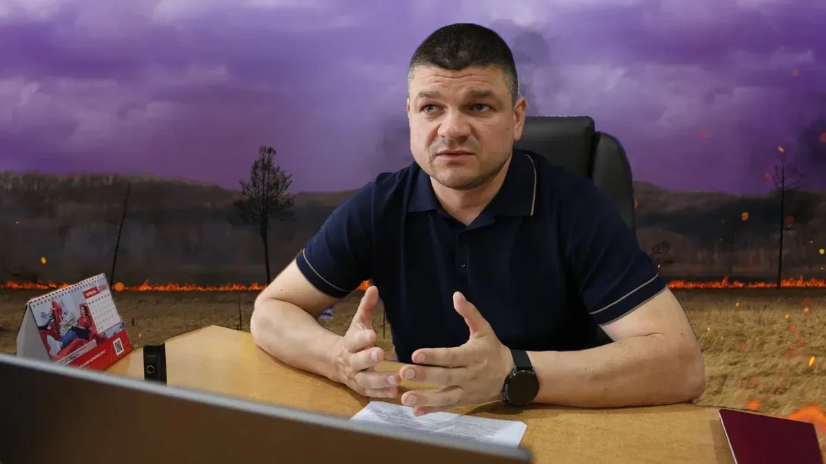 Карта Бериславського району Херсонщини з позначенням порожніх сіл та зон евакуації 5