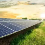 Сонячні панелі на свердловині в Білозерській громаді Херсонщини, що забезпечують водопостачання
