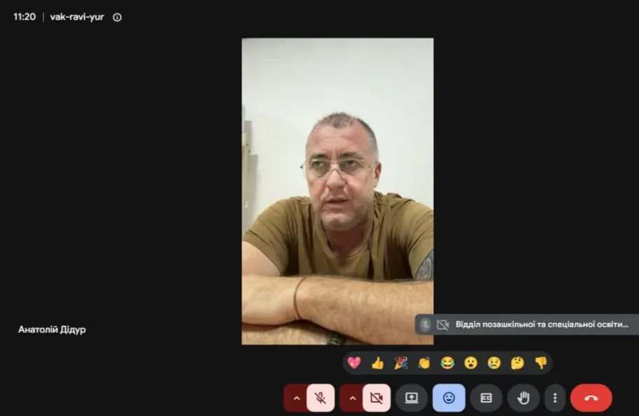 Заступник голови Херсонської ОДА Володимир Клюцевський проводить нараду щодо організації харчування дітей у школах регіону. 1